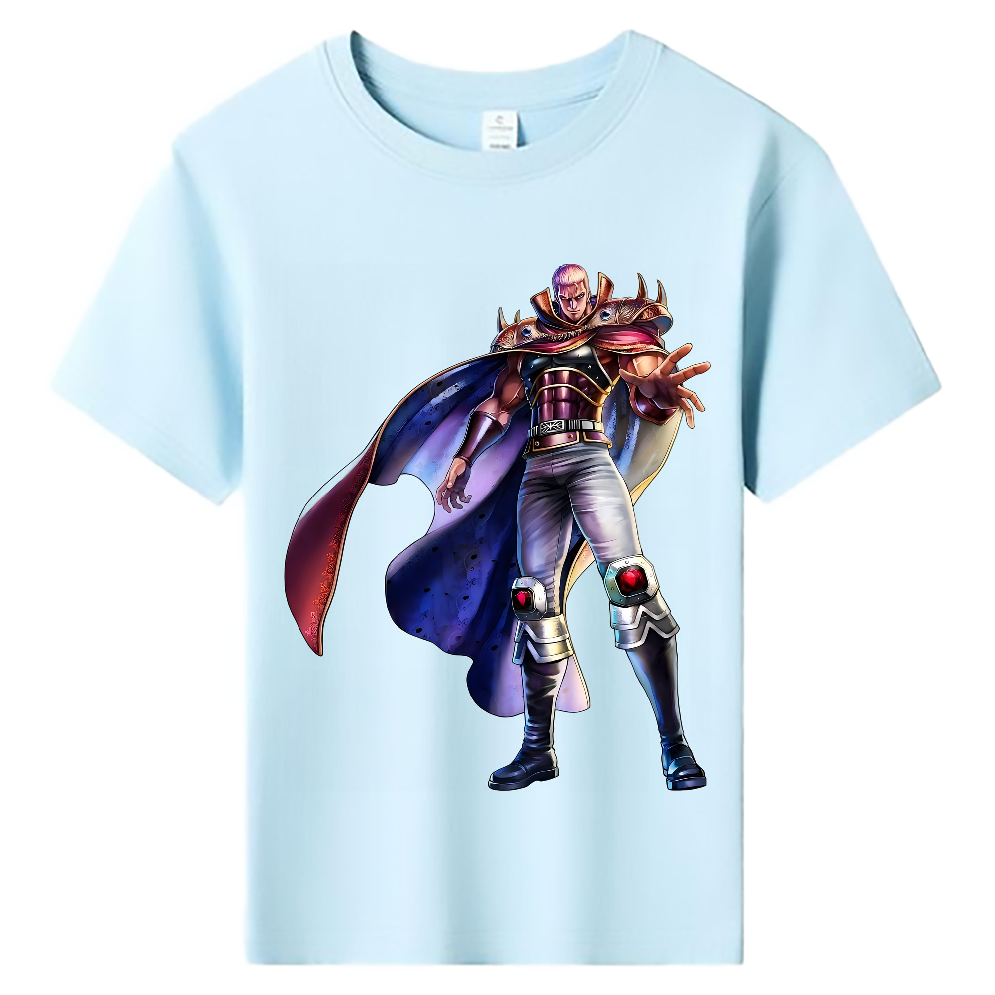 （画像用） 北斗の拳 Fist of the North Star 綿100％キッズTシャツ（フロントプリント）
